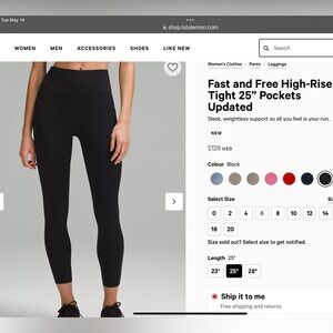 Lululemon leggings. Size 8